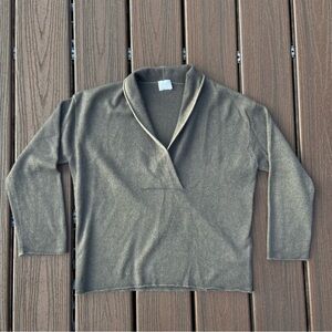 Vintage Armani Collezioni Cashmere Sweater Size M Quiet Luxury Old Money Neutral